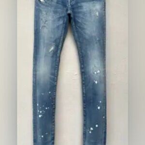 MOSSIMO SUPPLY CO. Distressed embellished skinny jeans